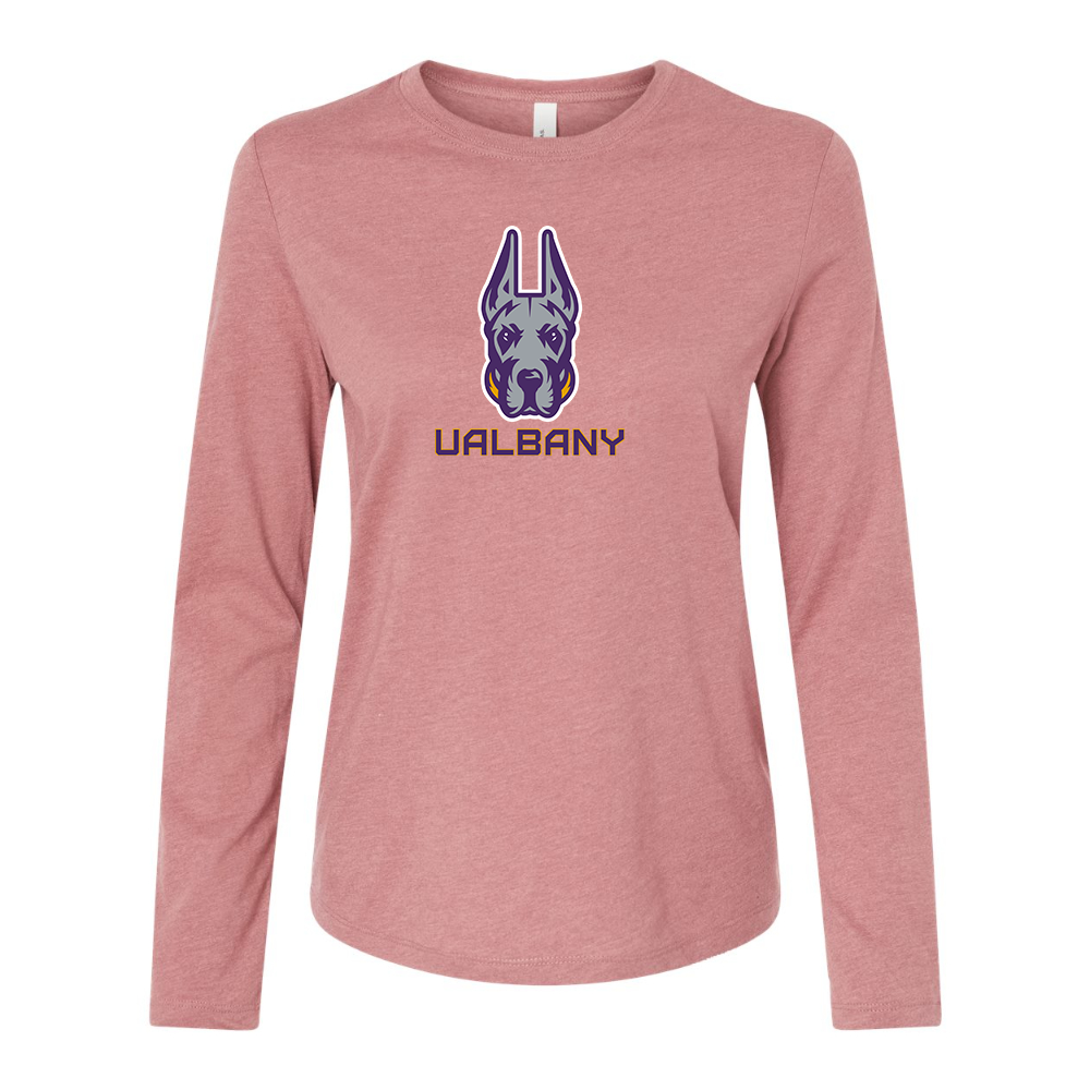 BELLA CANVAS Women’s Albany Great Danes Jersey Long Sleeve Tee