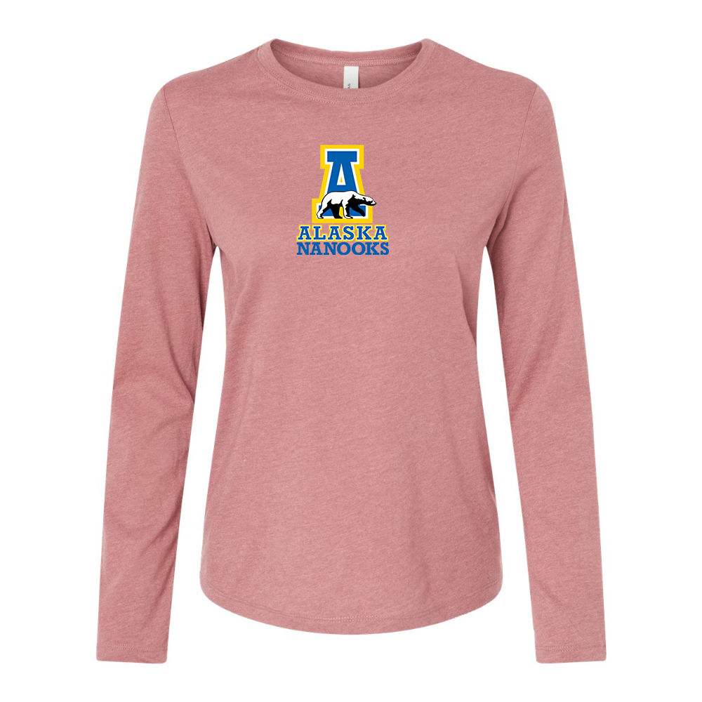 BELLA CANVAS Women’s Alaska Nanooks Jersey Long Sleeve Tee