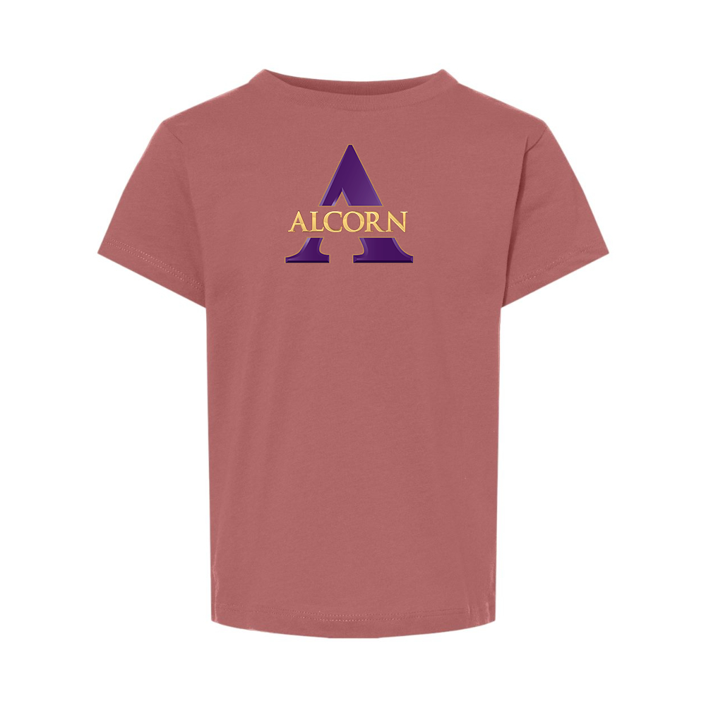 Alcorn State Braves  BELLA  CANVAS Toddler Jersey Tee