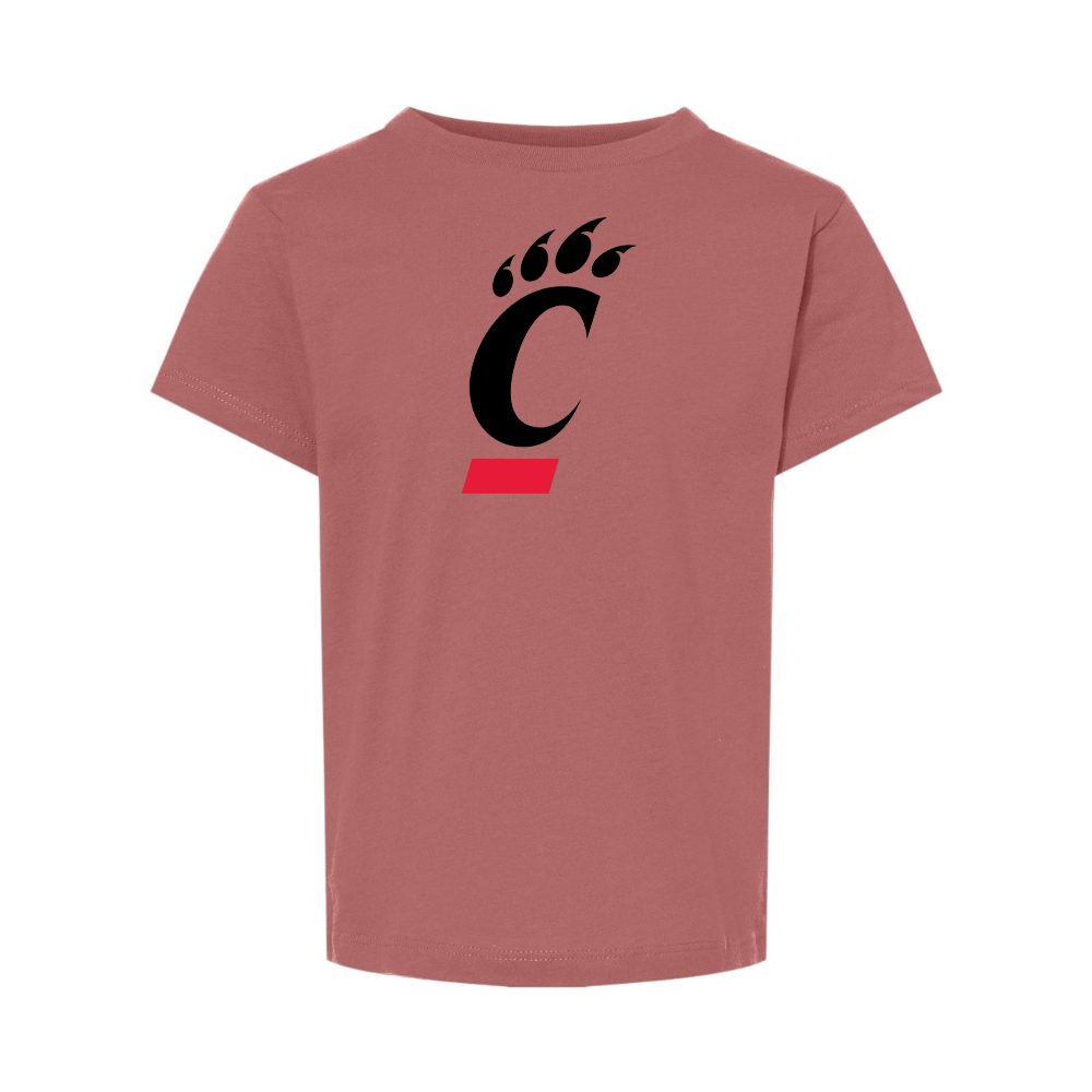 Cincinnati Bearcats BELLA  CANVAS Toddler Jersey Tee