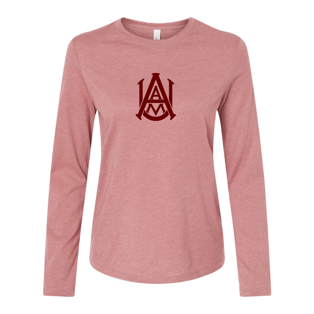 BELLA CANVAS Women’s Alabama AM Bulldogs  Jersey Long Sleeve Tee