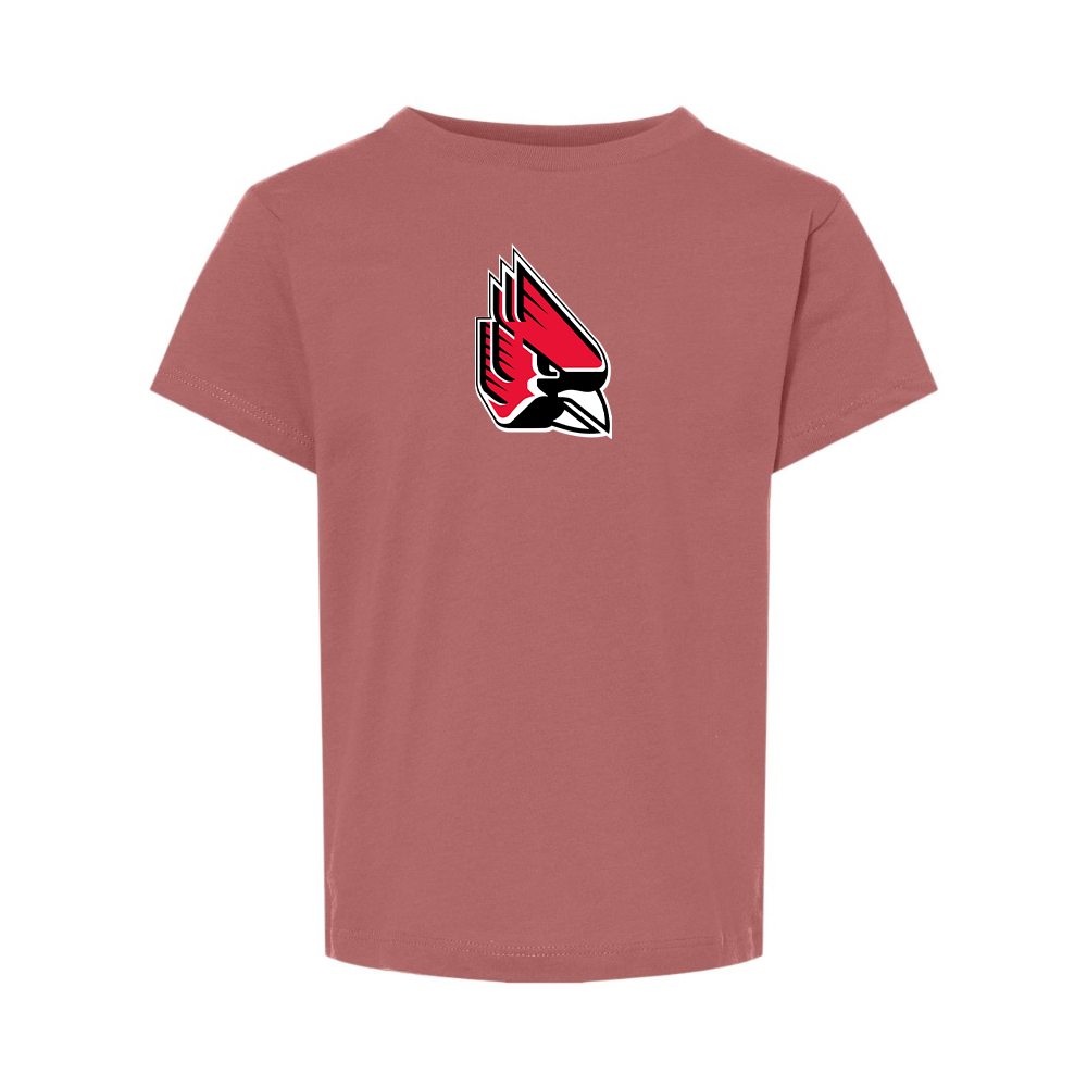 Ball State Cardinals BELLA  CANVAS Toddler Jersey Tee
