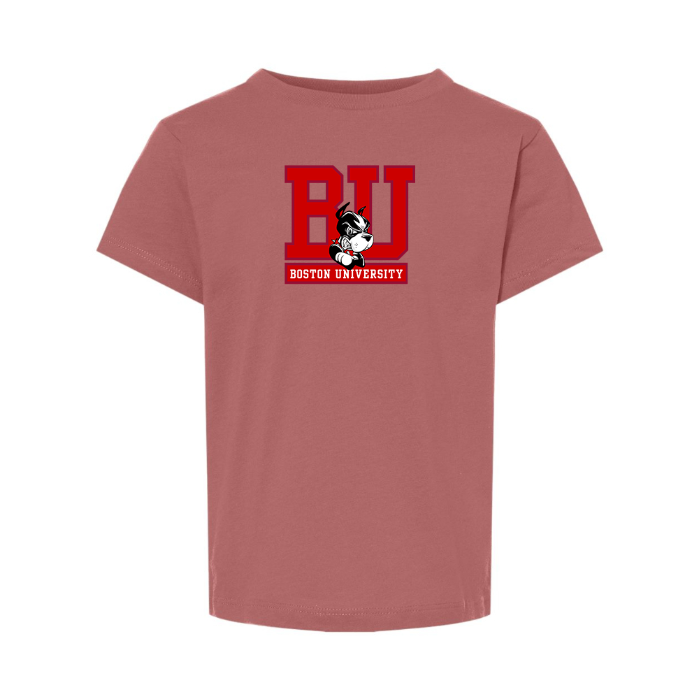 Boston University Terriers BELLA  CANVAS Toddler Jersey Tee