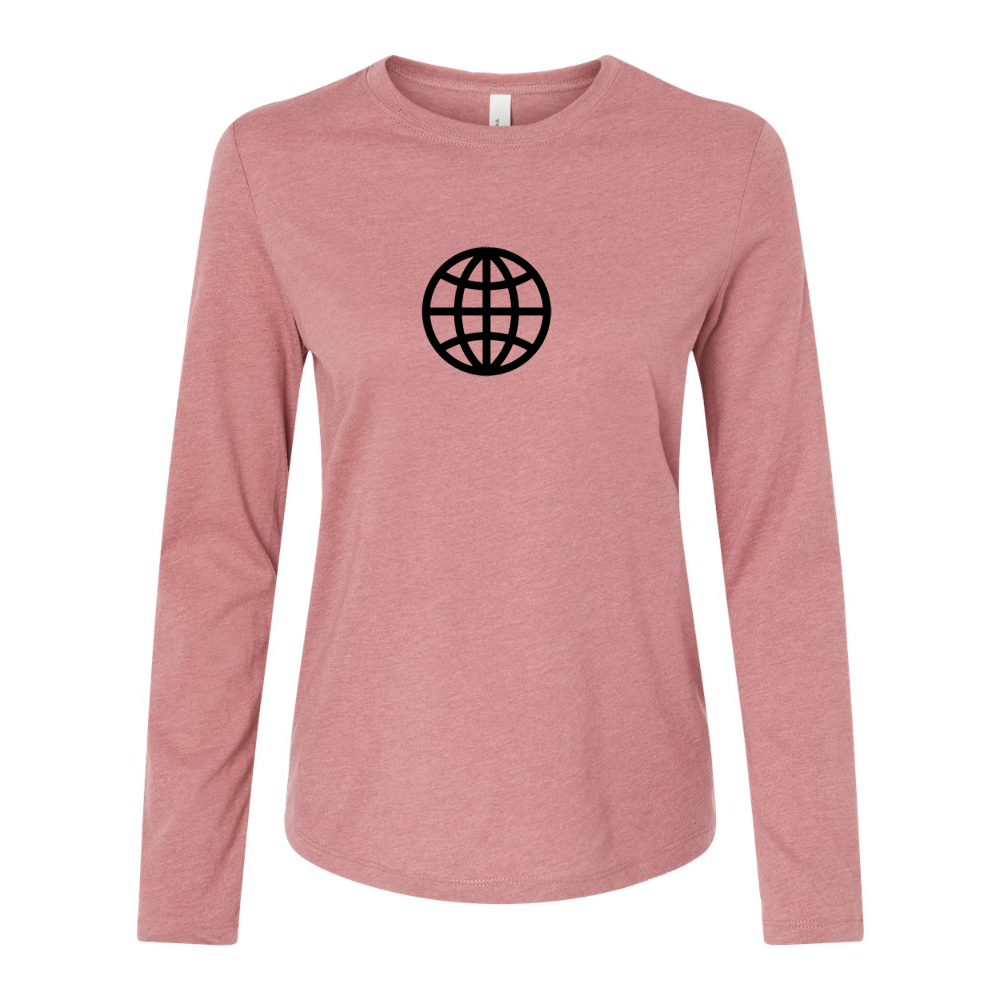 Internet Globe Jersey Long Sleeve Tee