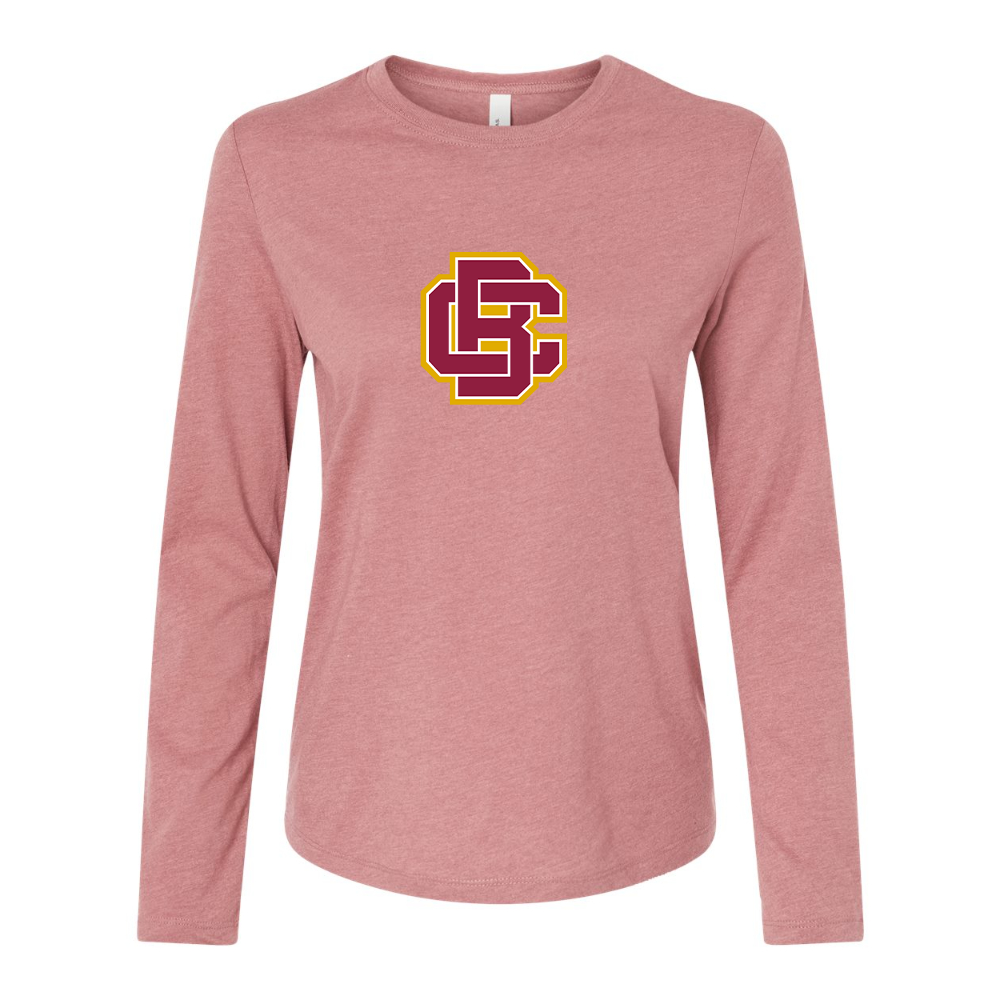 BELLA CANVAS Women’s Bethune Cookman Wildcats  Jersey Long Sleeve Tee
