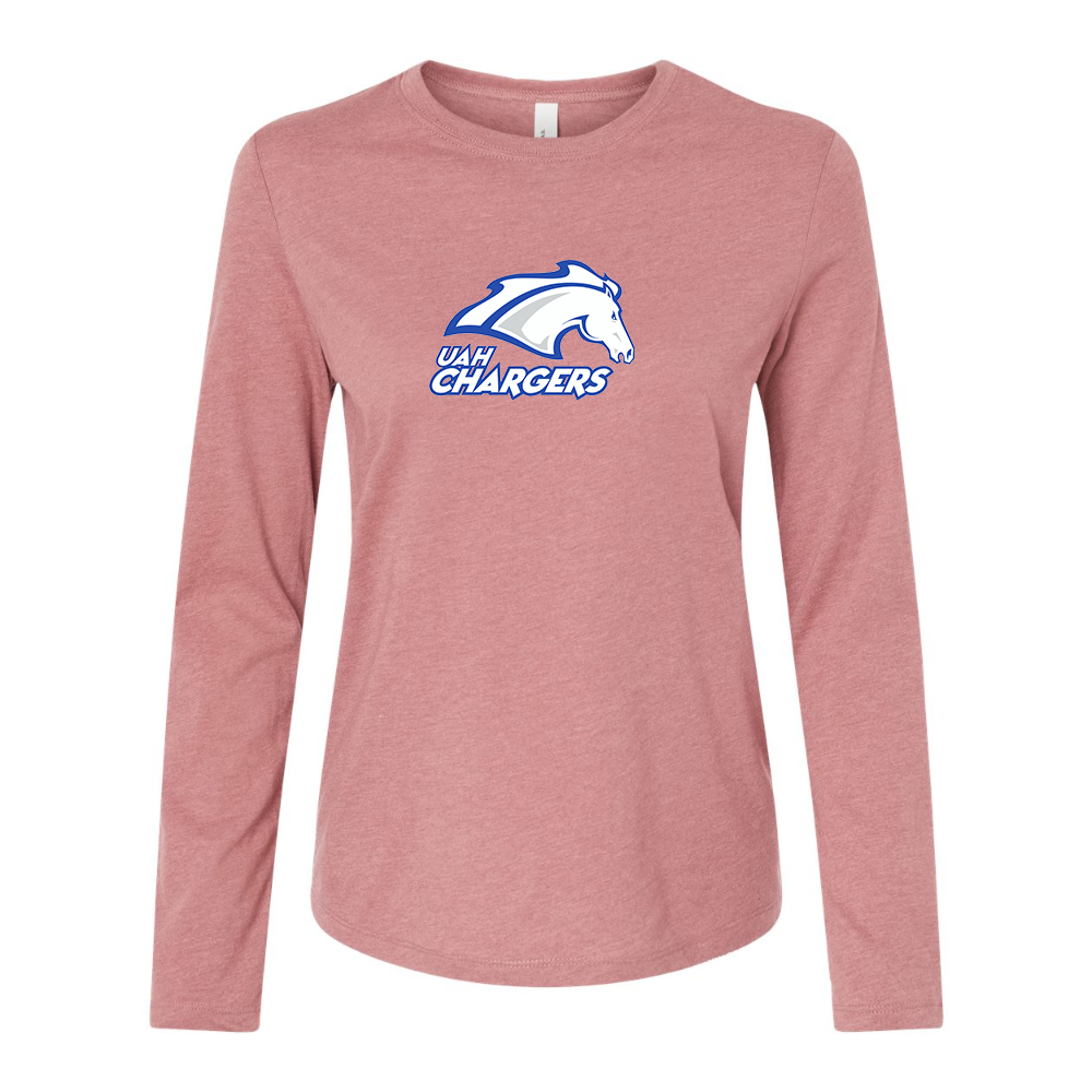 BELLA CANVAS Women’s Alabama Huntsville Chargers Jersey Long Sleeve Tee