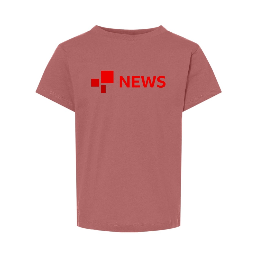 BBC News BELLA  CANVAS Toddler Jersey Tee