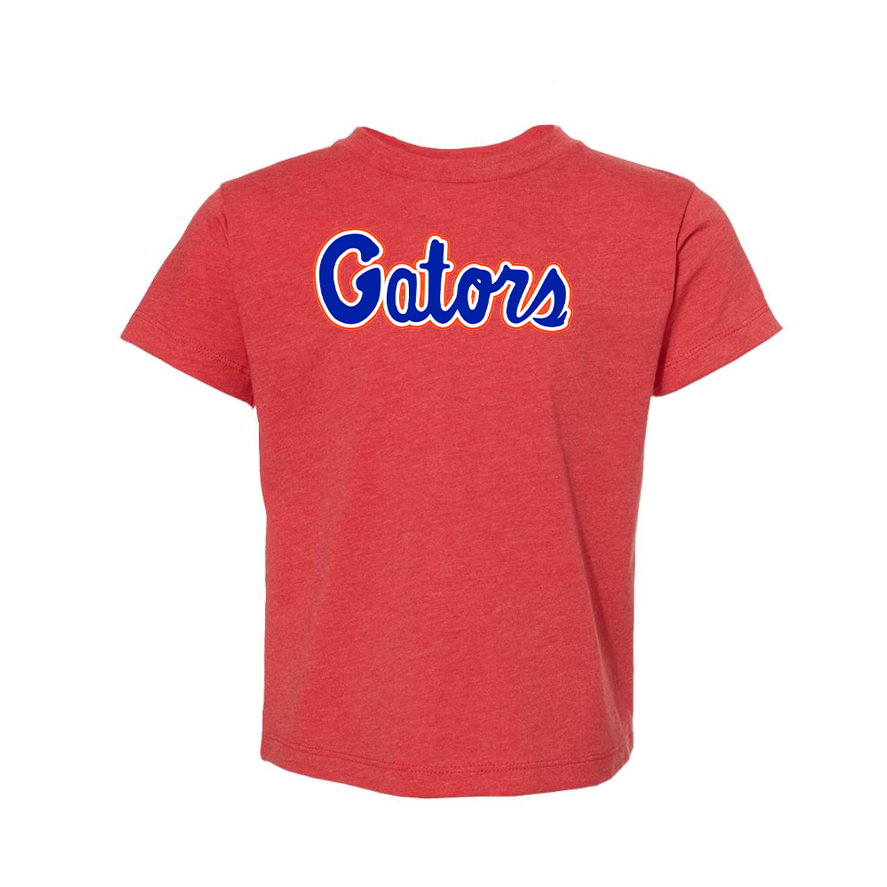 Florida Gators Script  BELLA  CANVAS Toddler Jersey Tee