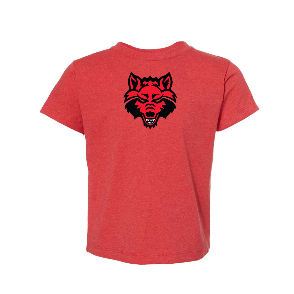 Arkansas State Red Wolves BELLA  CANVAS Toddler Jersey Tee