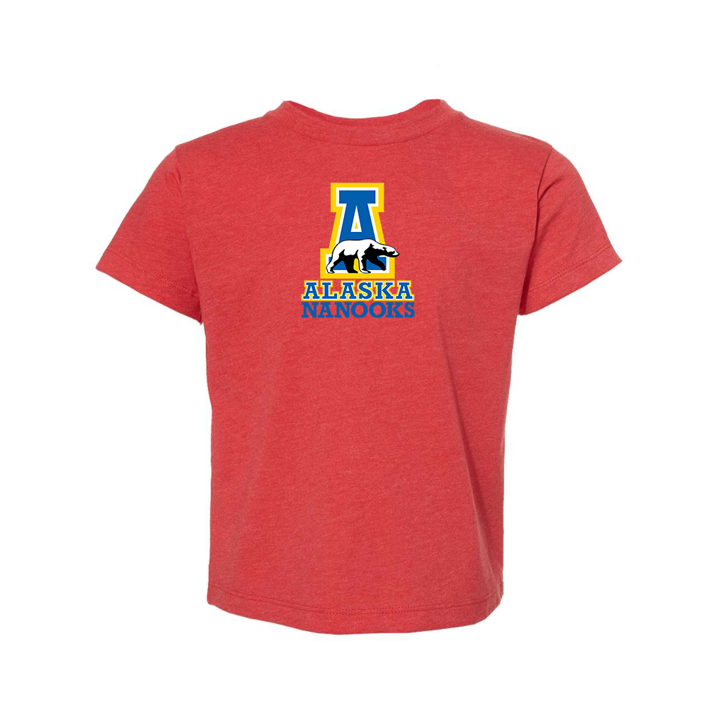 Alaska Nanooks BELLA  CANVAS Toddler Jersey Tee