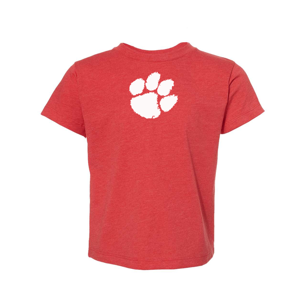 Clemson Tigers BELLA  CANVAS Toddler Jersey Tee