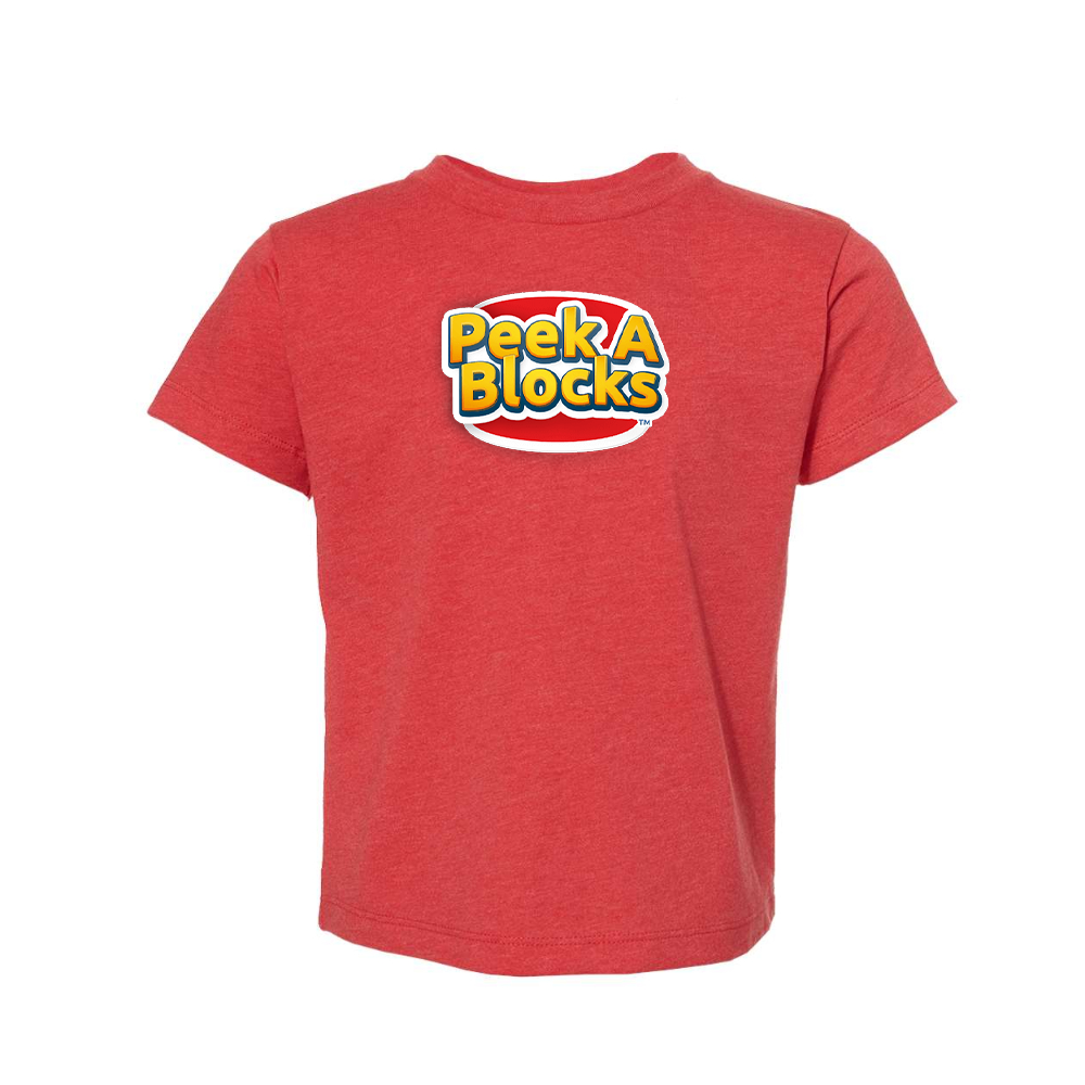 Peek A Blocks BELLA  CANVAS Toddler Jersey Tee