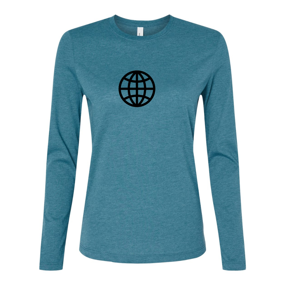Internet Globe Jersey Long Sleeve Tee