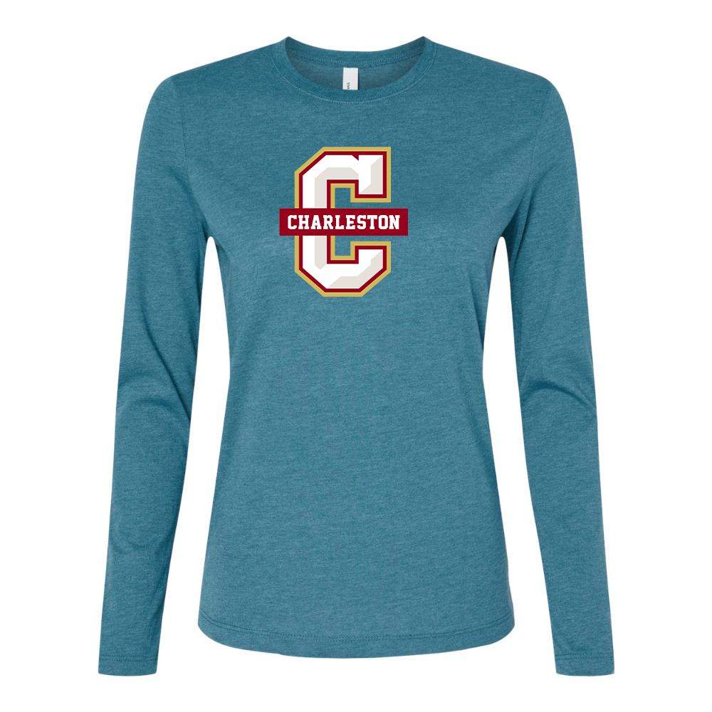 BELLA CANVAS Charleston Cougars Jersey Long Sleeve Tee