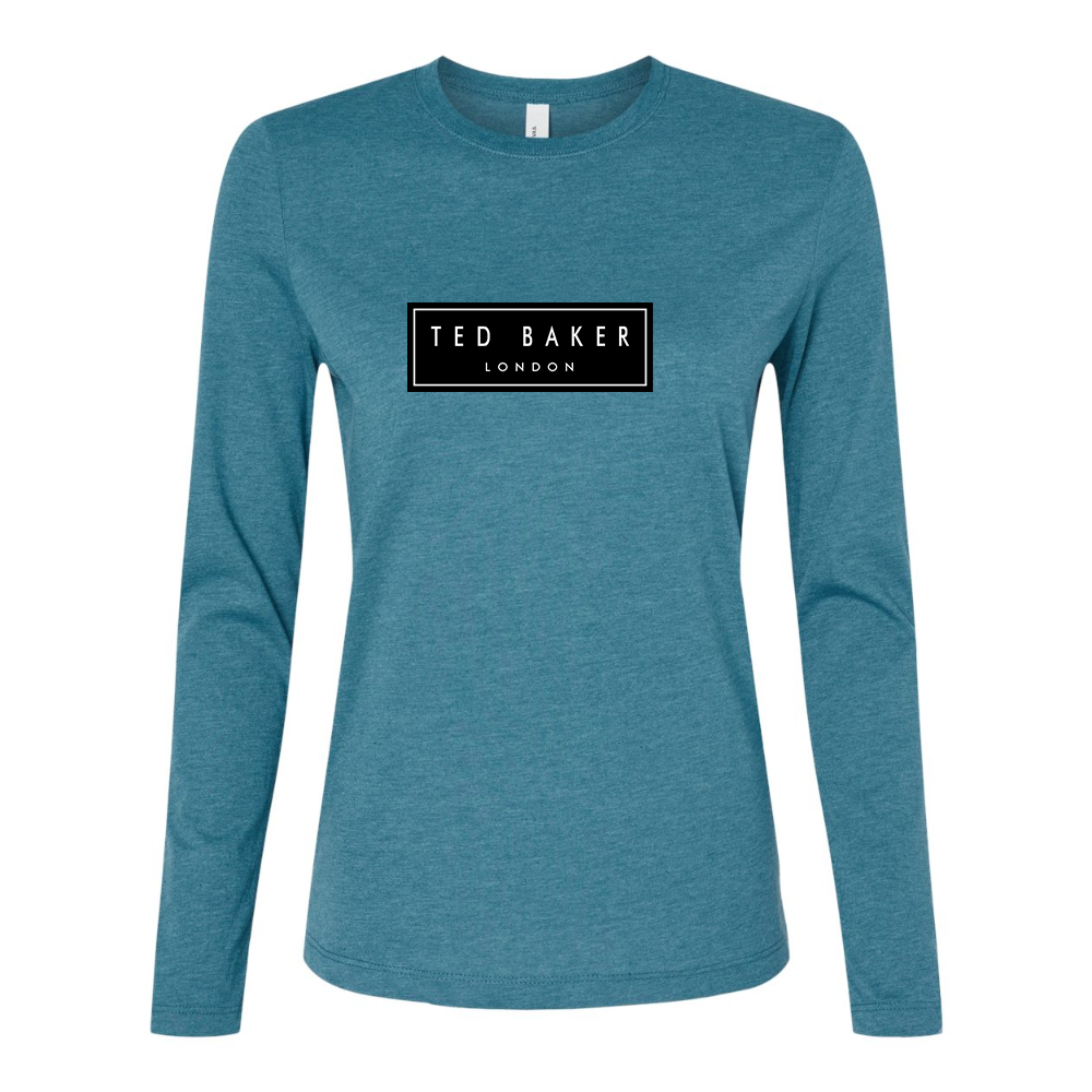 BELLA CANVAS Women’s  Ted Baker Jersey Long Sleeve Tee