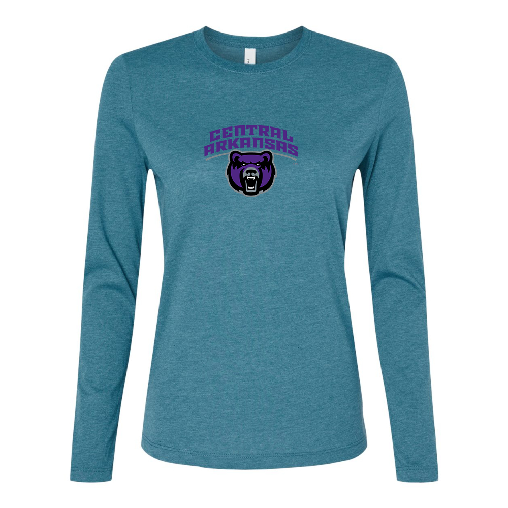 BELLA CANVAS Central Arkansas Bears   Jersey Long Sleeve Tee