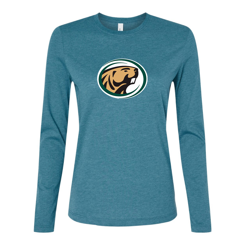 BELLA CANVAS Women’s Bemidji State Beavers Jersey Long Sleeve Tee