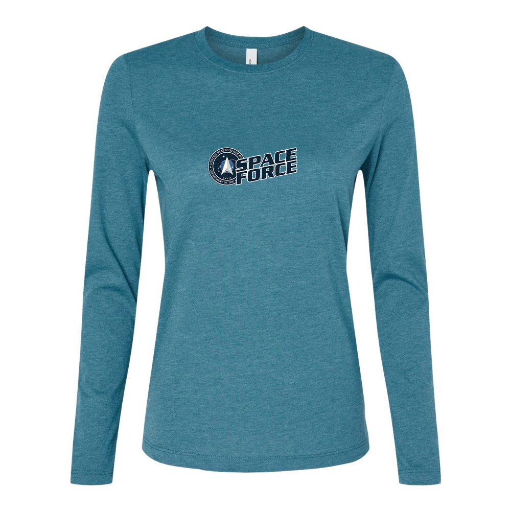 BELLA CANVAS Women’s Space Force Jersey Long Sleeve Tee