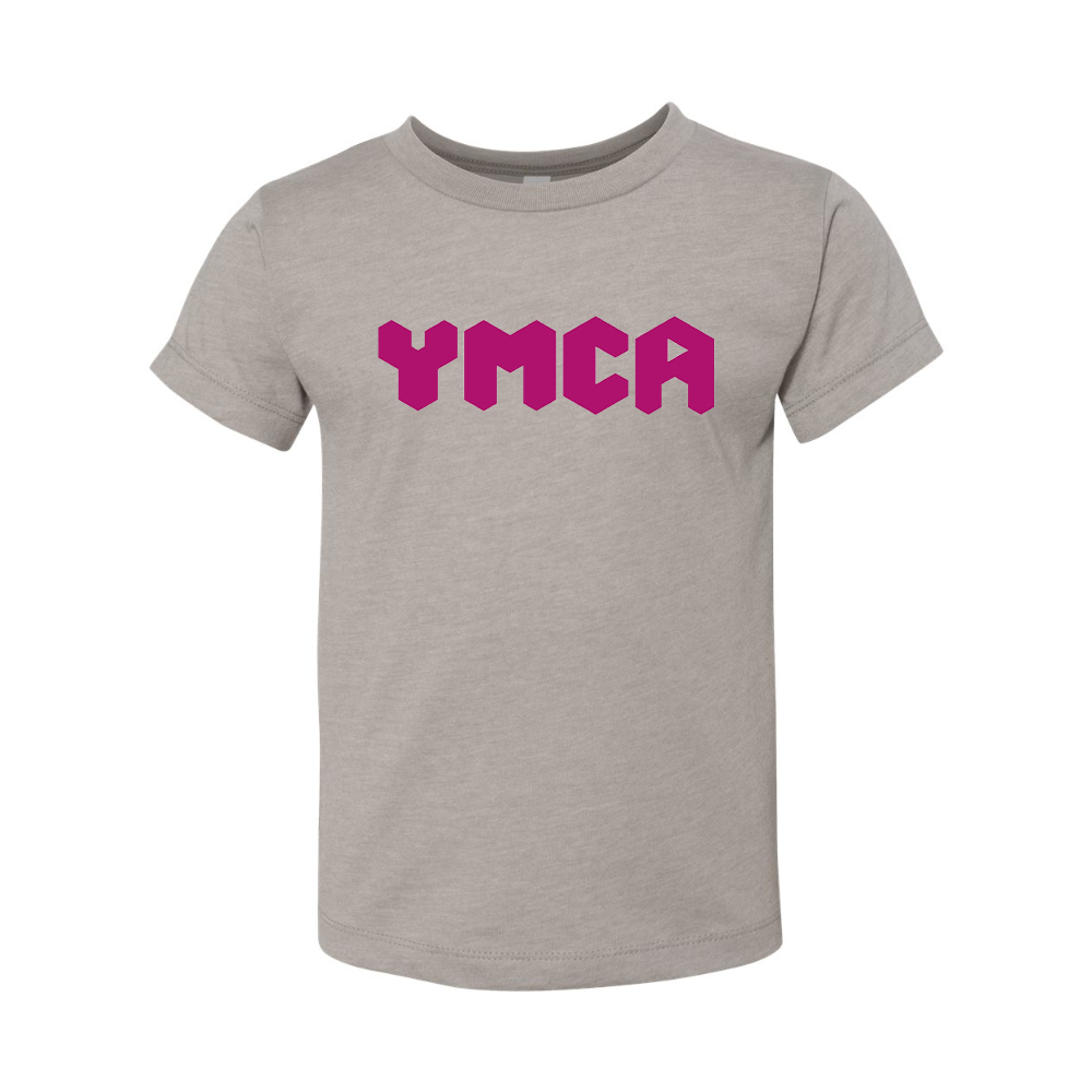 YMCA Mauve BELLA  CANVAS Toddler Jersey Tee