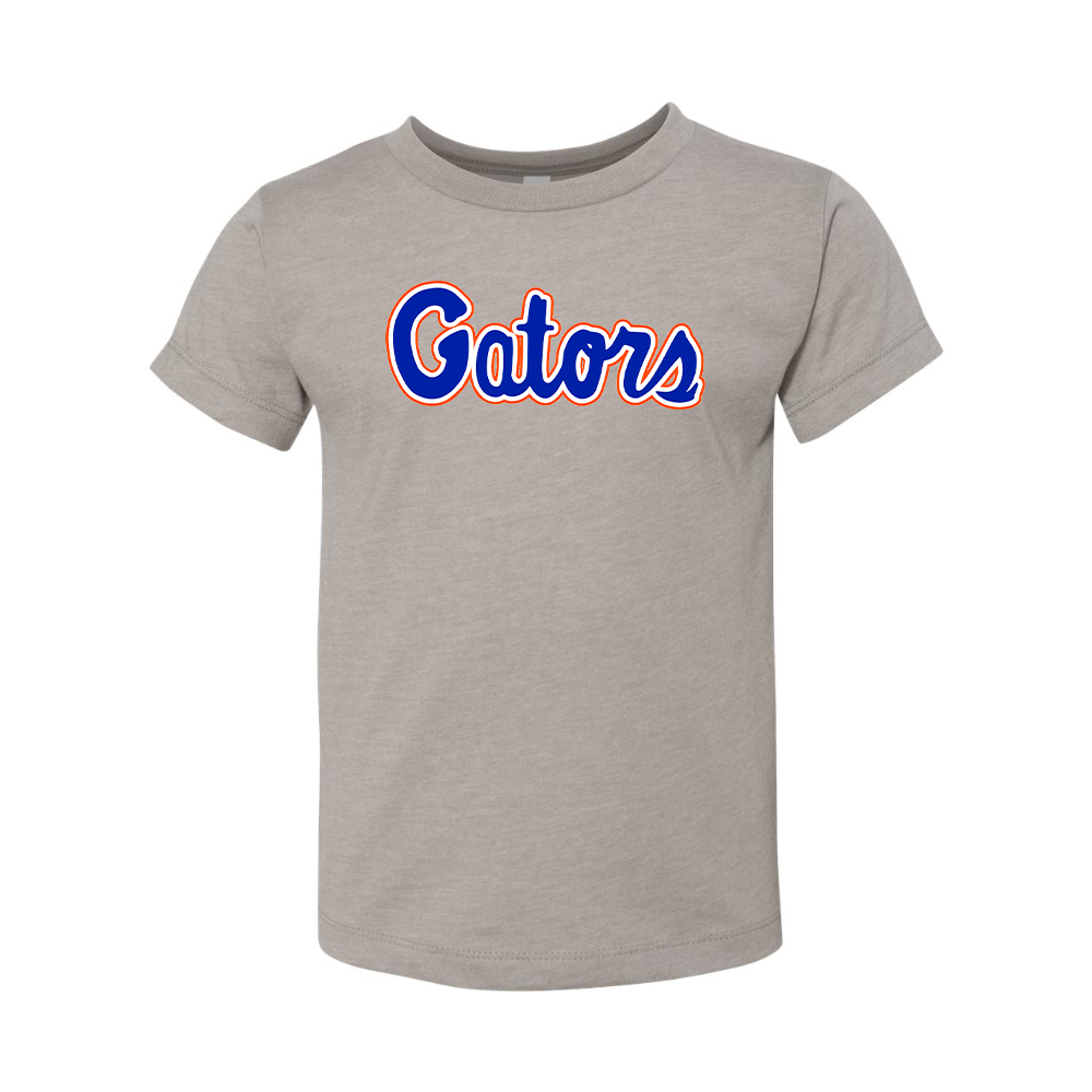 Florida Gators Script  BELLA  CANVAS Toddler Jersey Tee