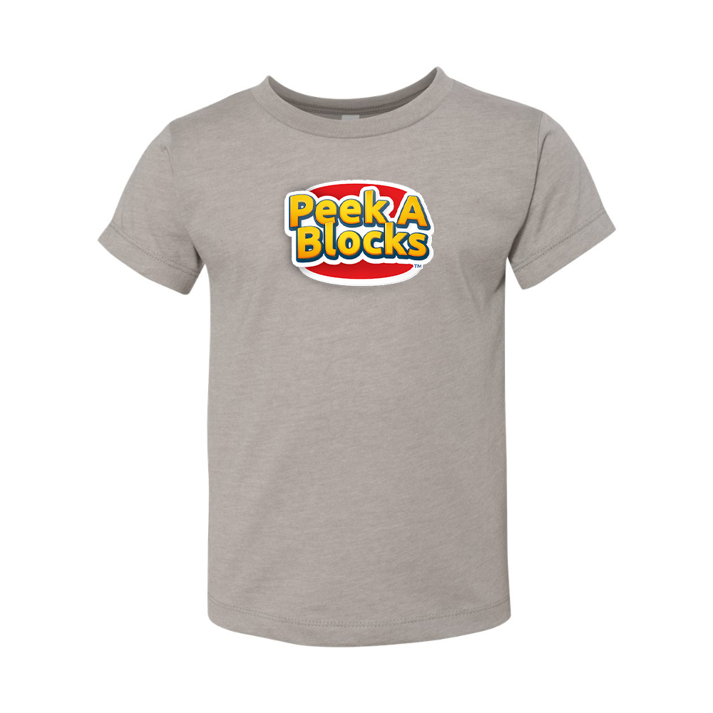 Peek A Blocks BELLA  CANVAS Toddler Jersey Tee