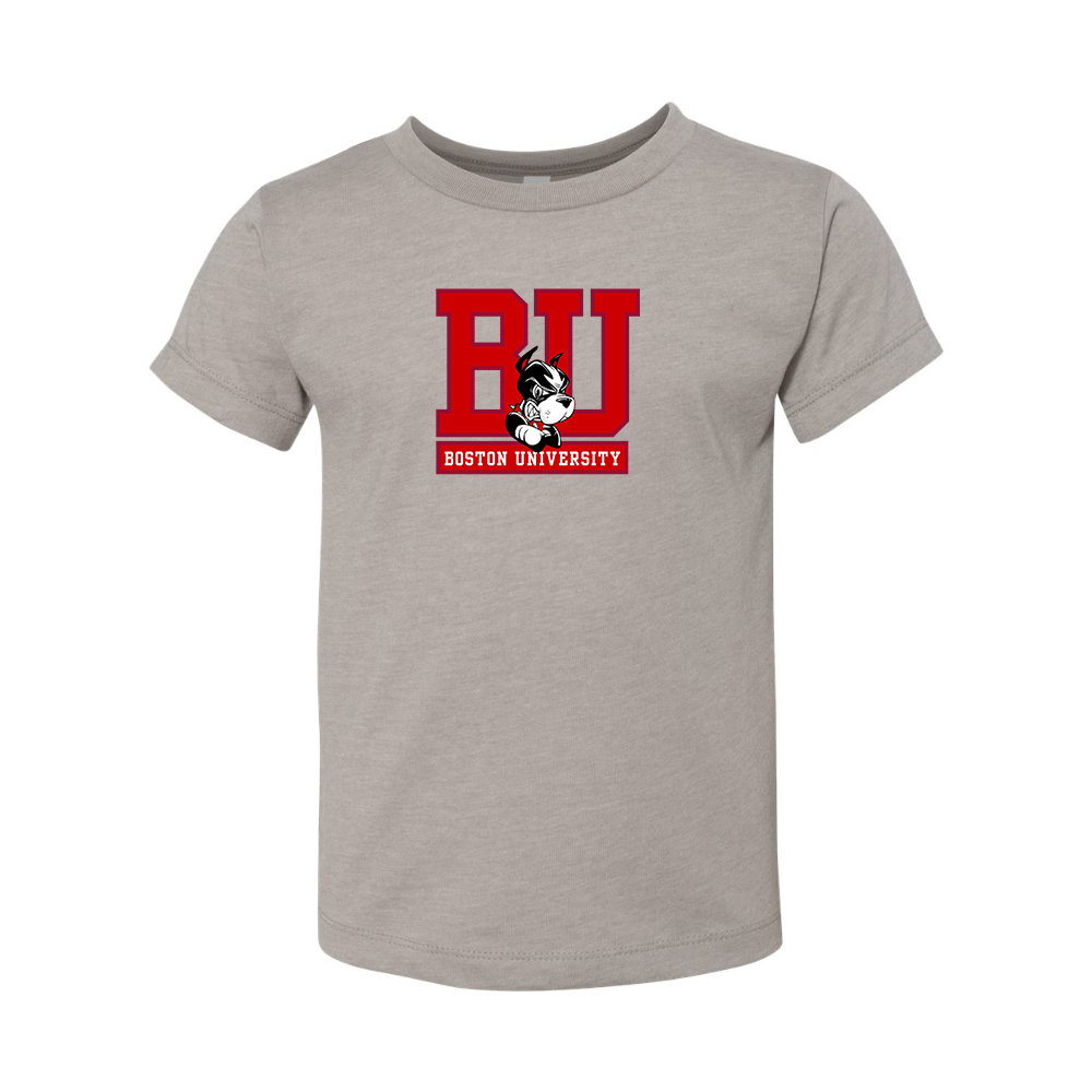 Boston University Terriers BELLA  CANVAS Toddler Jersey Tee