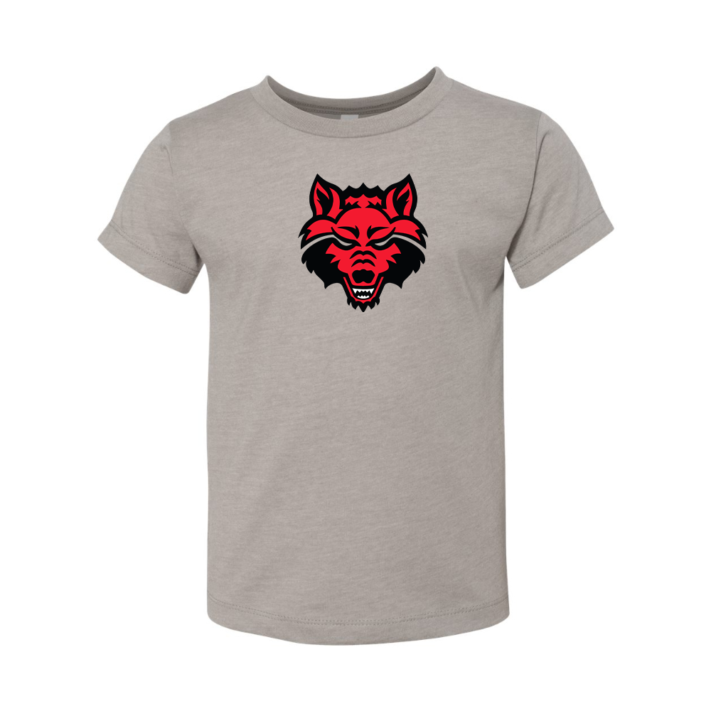 Arkansas State Red Wolves BELLA  CANVAS Toddler Jersey Tee