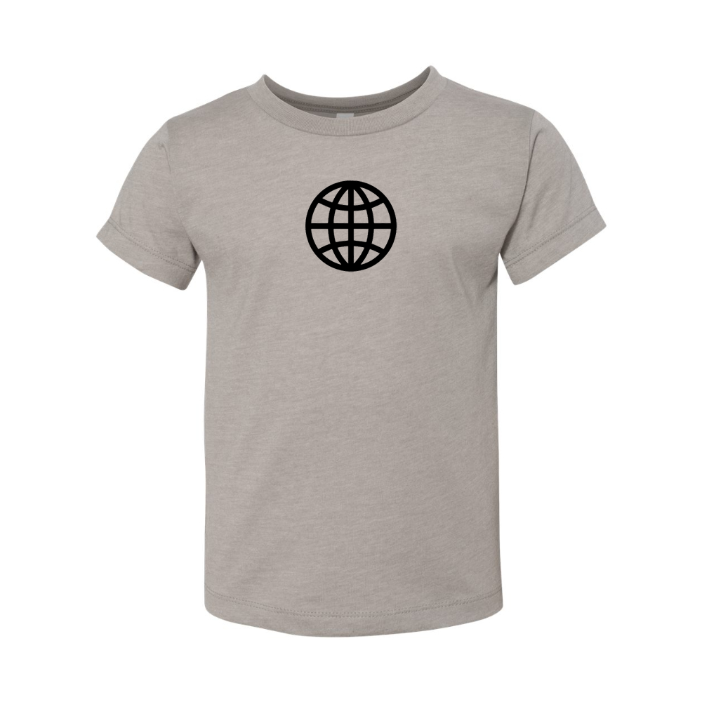 Internet Globe BELLA  CANVAS Toddler Jersey Tee
