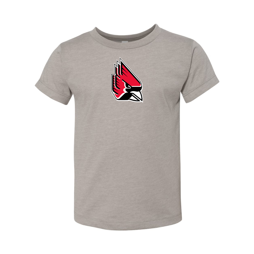 Ball State Cardinals BELLA  CANVAS Toddler Jersey Tee