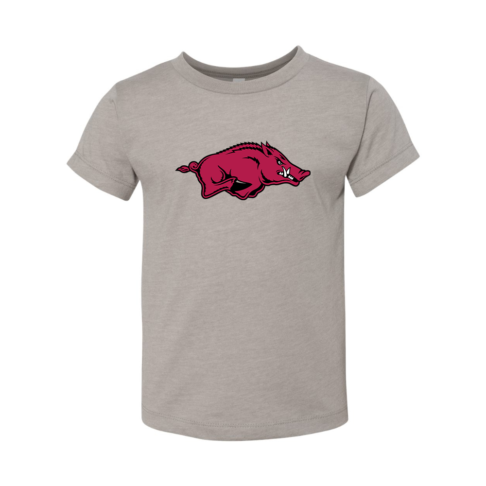 Arkansas Razorbacks BELLA  CANVAS Toddler Jersey Tee