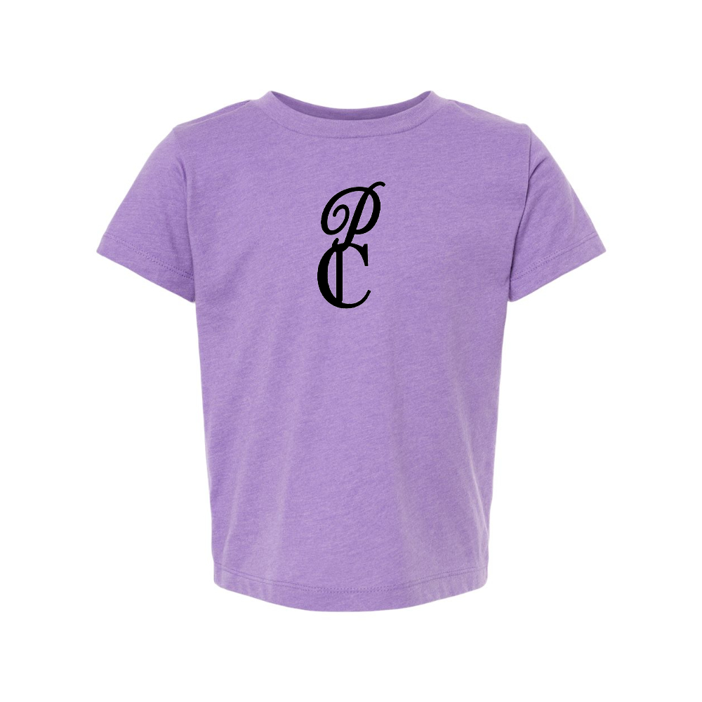 P & C Black BELLA  CANVAS Toddler Jersey Tee