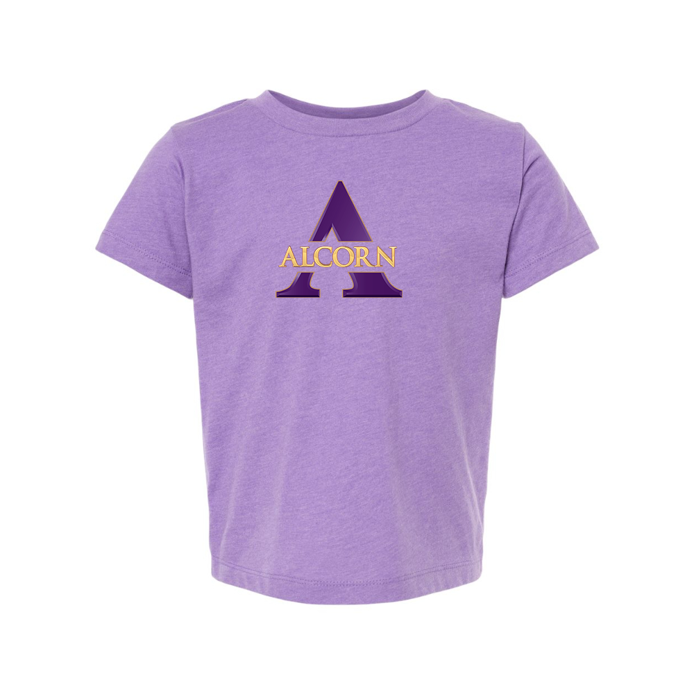 Alcorn State Braves  BELLA  CANVAS Toddler Jersey Tee