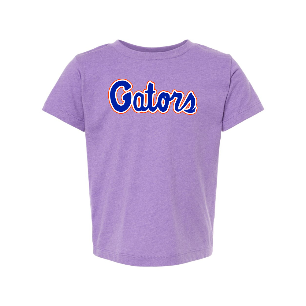 Florida Gators Script  BELLA  CANVAS Toddler Jersey Tee