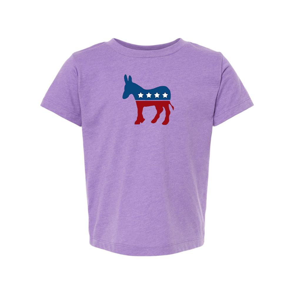 Democrat Election Symbol  BELLA  CANVAS Toddler Jersey Tee