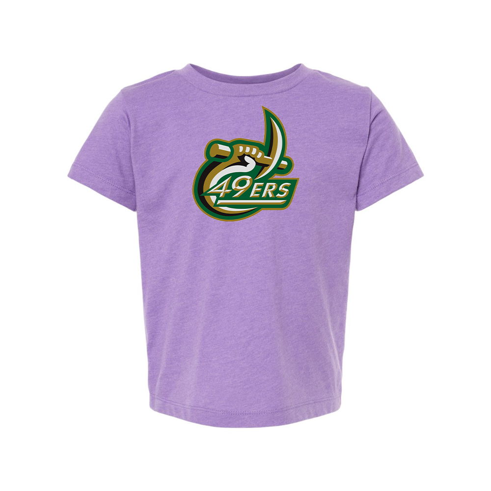 Charlotte 49ers BELLA  CANVAS Toddler Jersey Tee