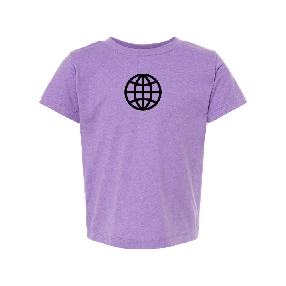 Internet Globe BELLA  CANVAS Toddler Jersey Tee