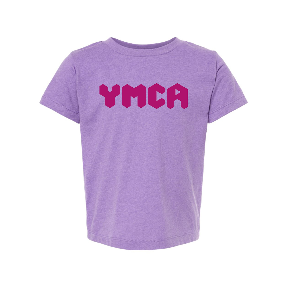 YMCA Mauve BELLA  CANVAS Toddler Jersey Tee