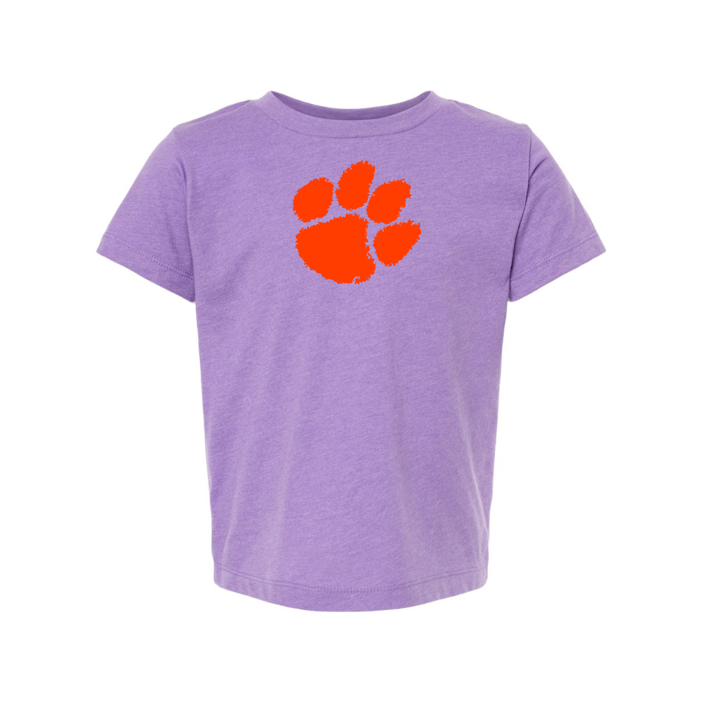 Clemson Tigers BELLA  CANVAS Toddler Jersey Tee