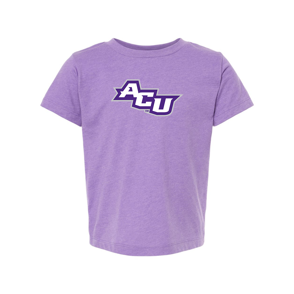 Abilene Christian Wildcats  BELLA  CANVAS Toddler Jersey Tee