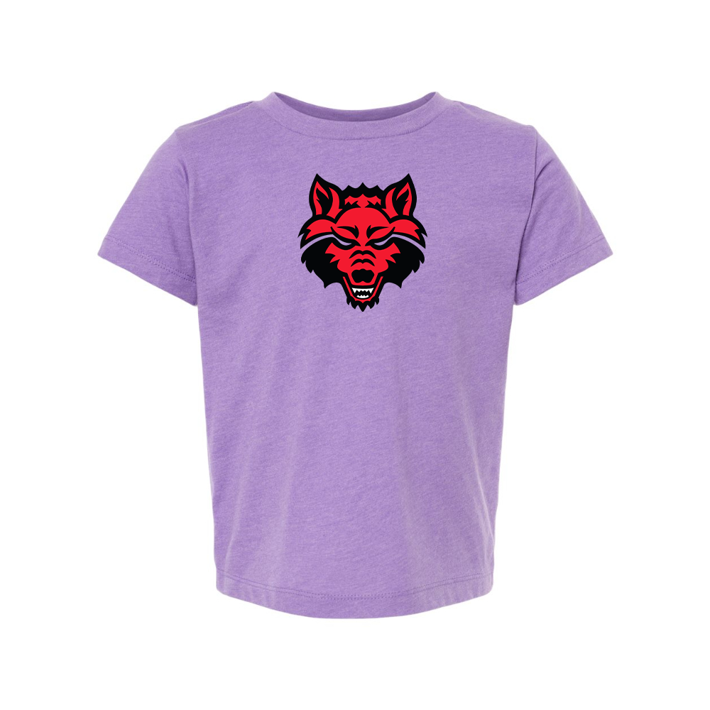 Arkansas State Red Wolves BELLA  CANVAS Toddler Jersey Tee