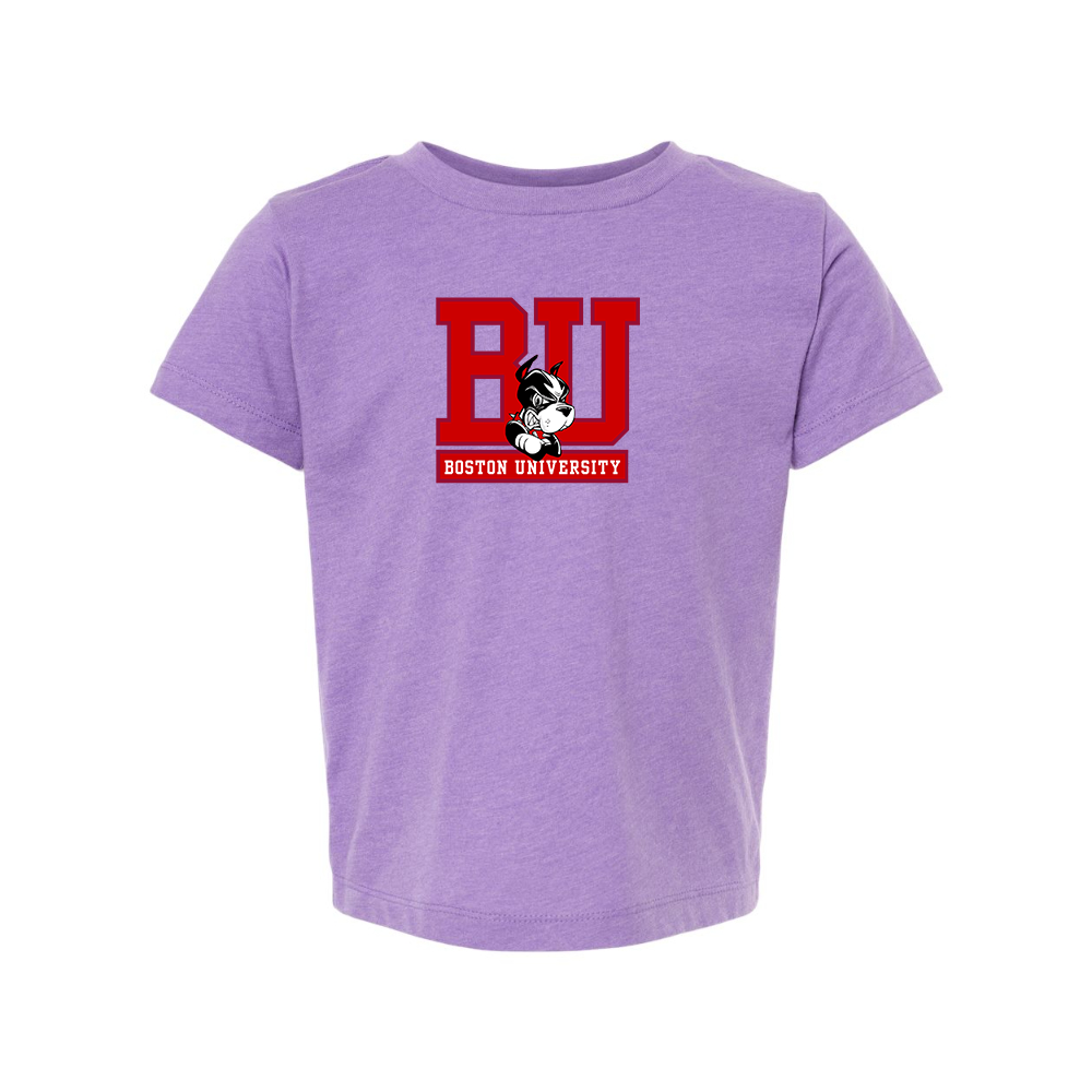 Boston University Terriers BELLA  CANVAS Toddler Jersey Tee