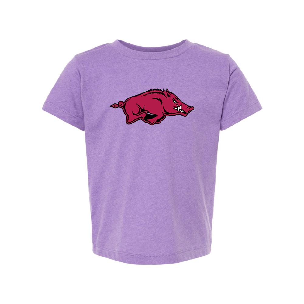 Arkansas Razorbacks BELLA  CANVAS Toddler Jersey Tee