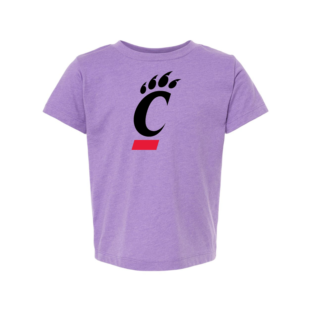 Cincinnati Bearcats BELLA  CANVAS Toddler Jersey Tee