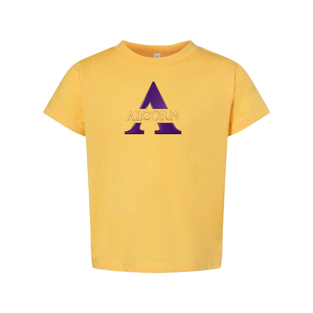 Alcorn State Braves  BELLA  CANVAS Toddler Jersey Tee