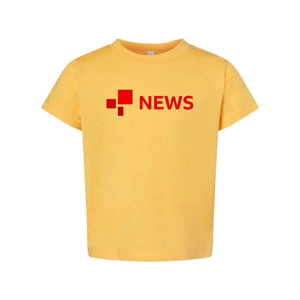 BBC News BELLA  CANVAS Toddler Jersey Tee