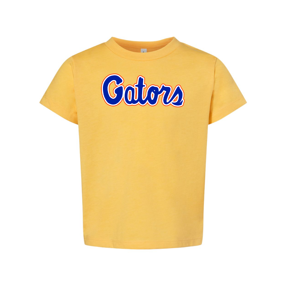Florida Gators Script  BELLA  CANVAS Toddler Jersey Tee