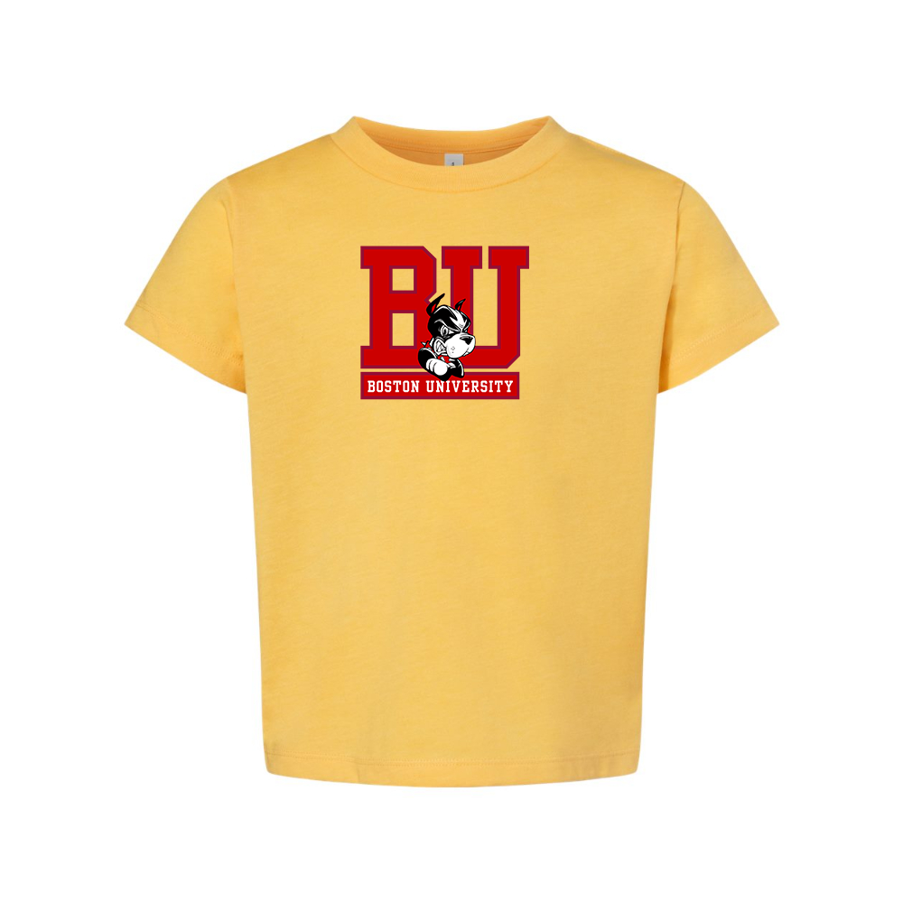 Boston University Terriers BELLA  CANVAS Toddler Jersey Tee