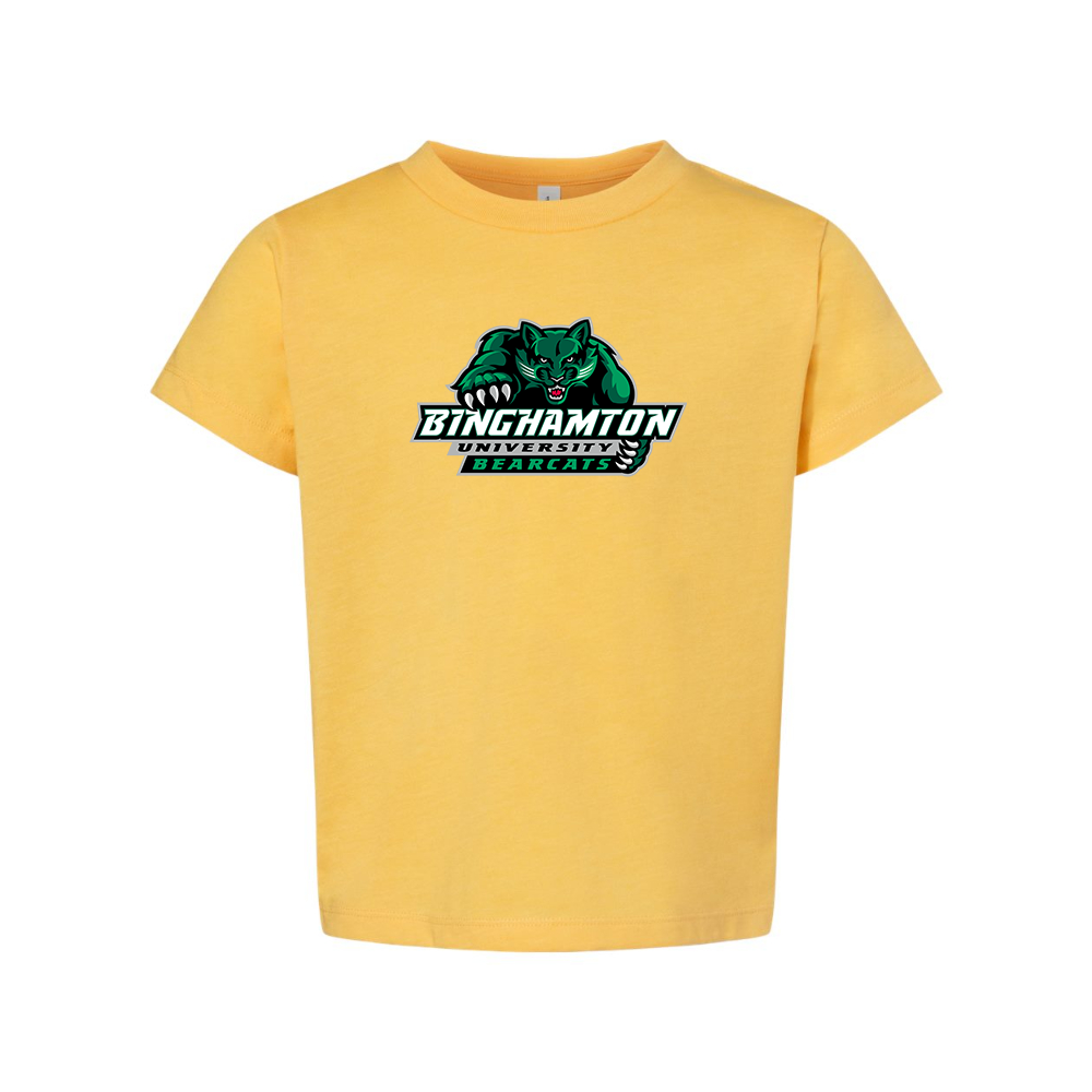 Binghamton Bearcats BELLA  CANVAS Toddler Jersey Tee