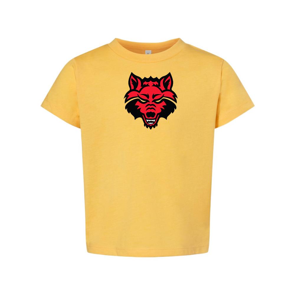 Arkansas State Red Wolves BELLA  CANVAS Toddler Jersey Tee
