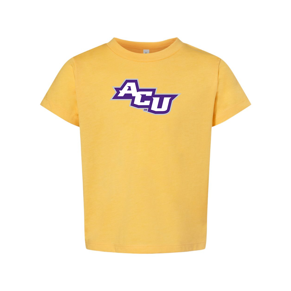 Abilene Christian Wildcats  BELLA  CANVAS Toddler Jersey Tee